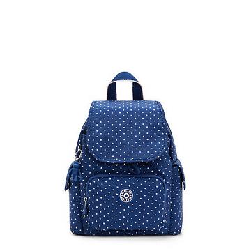 Kipling City Pack Mini Printed Rugzak Blauw | NL 1719XY